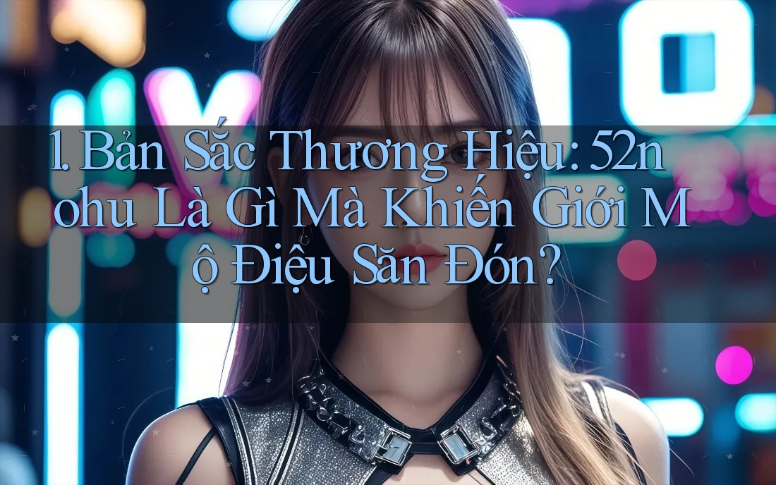 1. Bản Sắc Thương Hiệu: 52nohu Là Gì Mà Khiến Giới Mộ Điệu Săn Đón? 1. Bản Sắc Thương Hiệu: 52nohu Là Gì Mà Khiến Giới Mộ Điệu Săn Đón?