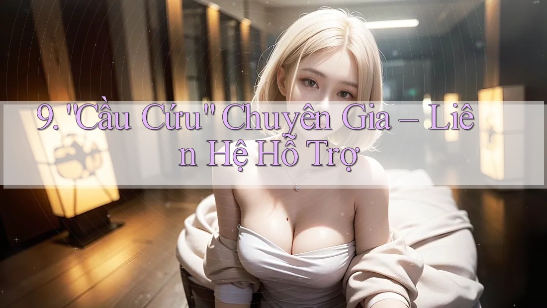 9. “Cầu Cứu” Chuyên Gia – Liên Hệ Hỗ Trợ 9. “Cầu Cứu” Chuyên Gia – Liên Hệ Hỗ Trợ