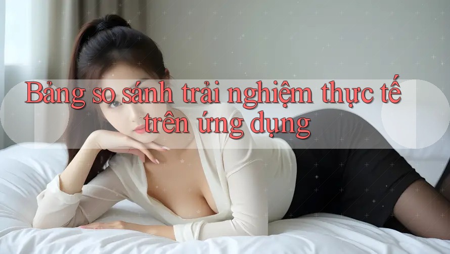 Bảng so sánh trải nghiệm thực tế trên ứng dụng Bảng so sánh trải nghiệm thực tế trên ứng dụng