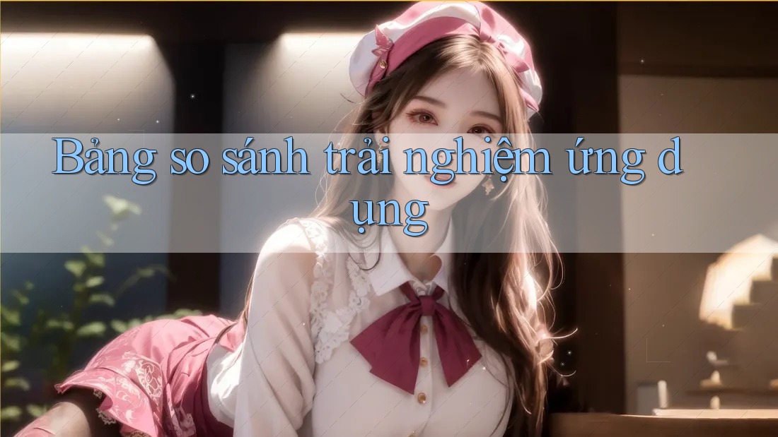 Bảng so sánh trải nghiệm ứng dụng