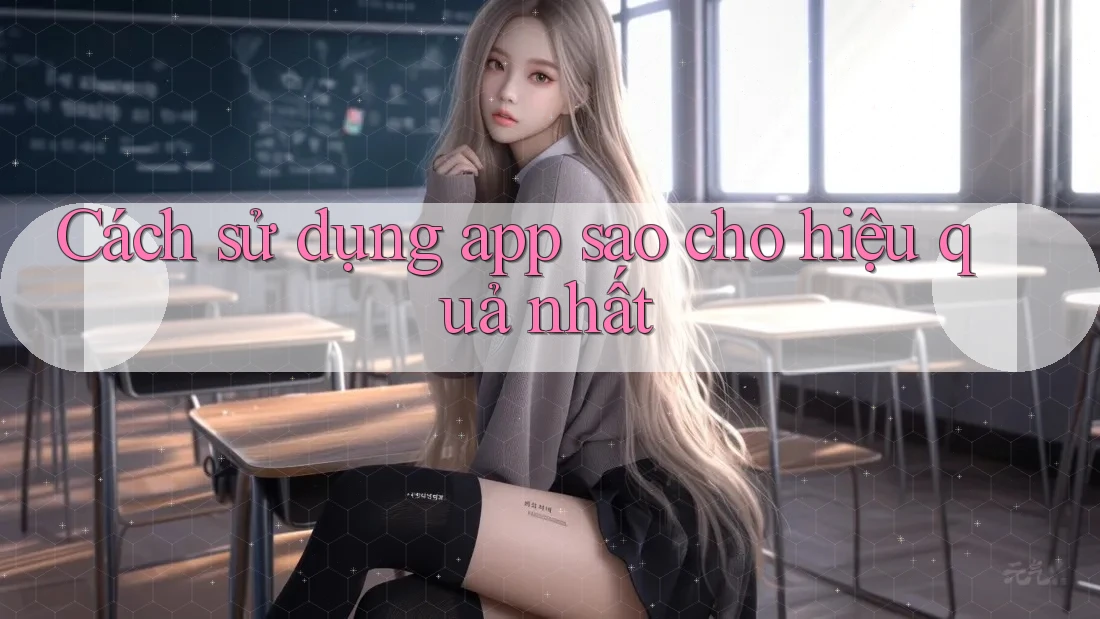 Cách sử dụng app sao cho hiệu quả nhất