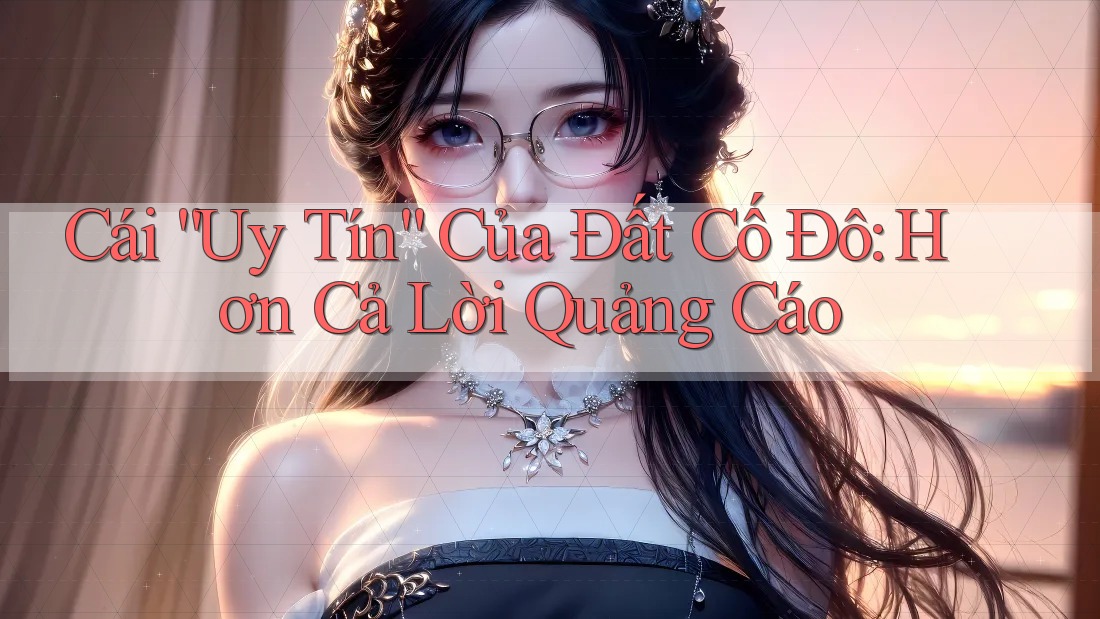 Cái “Uy Tín” Của Đất Cố Đô: Hơn Cả Lời Quảng Cáo Cái “Uy Tín” Của Đất Cố Đô: Hơn Cả Lời Quảng Cáo