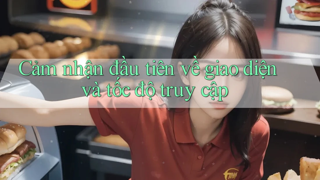 Cảm nhận đầu tiên về giao diện và tốc độ truy cập Cảm nhận đầu tiên về giao diện và tốc độ truy cập