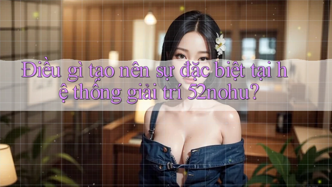 Điều gì tạo nên sự đặc biệt tại hệ thống giải trí 52nohu?
