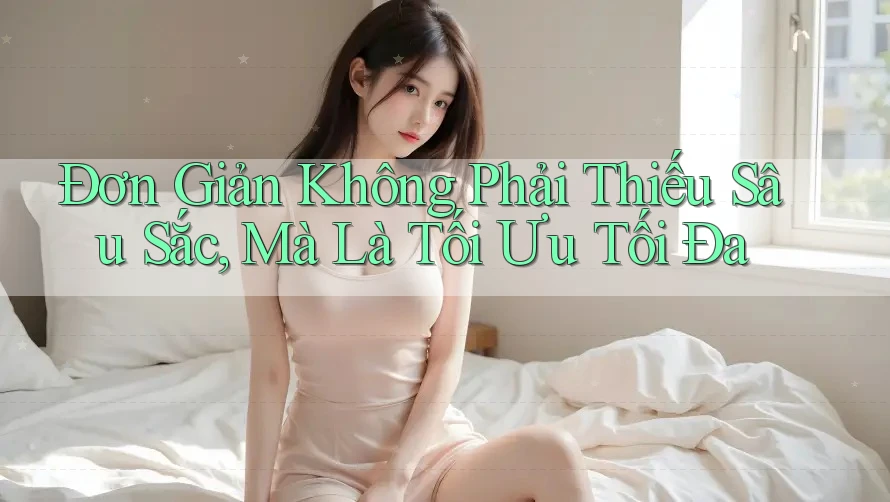 Đơn Giản Không Phải Thiếu Sâu Sắc, Mà Là Tối Ưu Tối Đa Đơn Giản Không Phải Thiếu Sâu Sắc, Mà Là Tối Ưu Tối Đa