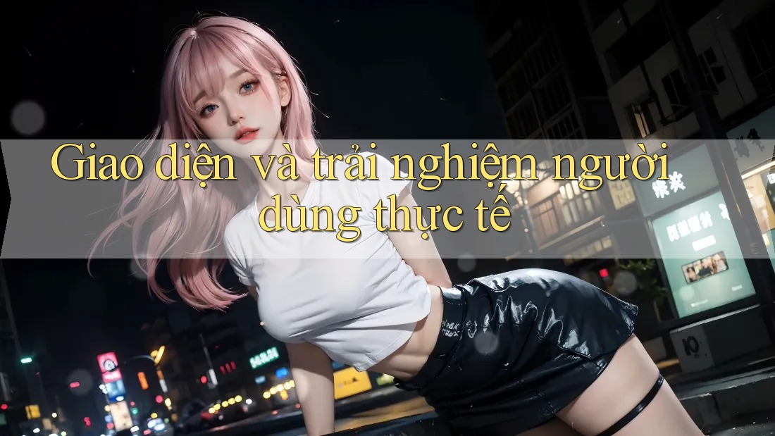 Giao diện và trải nghiệm người dùng thực tế Giao diện và trải nghiệm người dùng thực tế