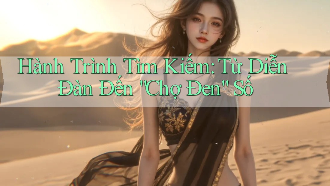 Hành Trình Tìm Kiếm: Từ Diễn Đàn Đến “Chợ Đen” Số Hành Trình Tìm Kiếm: Từ Diễn Đàn Đến “Chợ Đen” Số