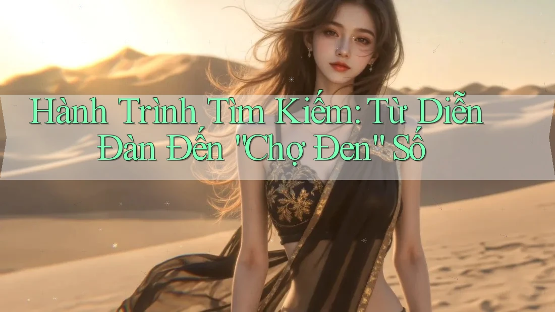 Hành Trình Tìm Kiếm: Từ Diễn Đàn Đến “Chợ Đen” Số Hành Trình Tìm Kiếm: Từ Diễn Đàn Đến “Chợ Đen” Số