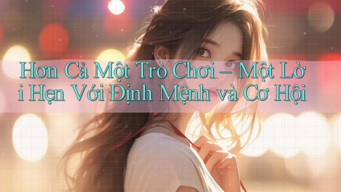 Hơn Cả Một Trò Chơi – Một Lời Hẹn Với Định Mệnh và Cơ Hội Hơn Cả Một Trò Chơi – Một Lời Hẹn Với Định Mệnh và Cơ Hội