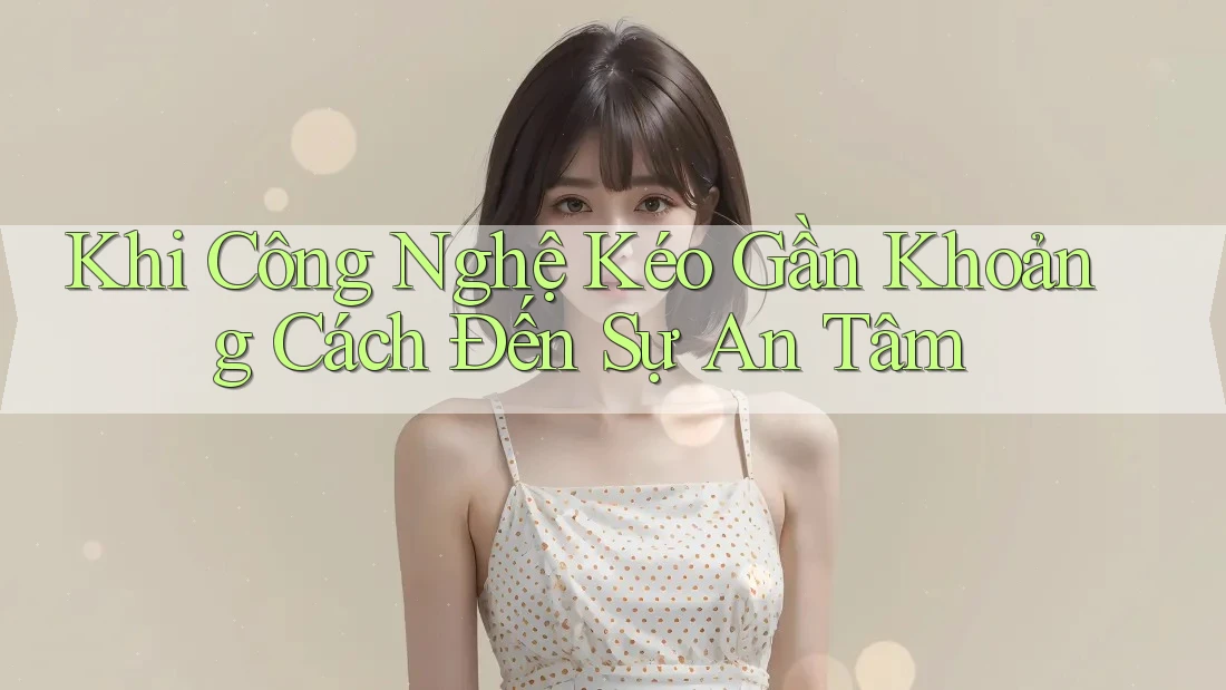 Khi Công Nghệ Kéo Gần Khoảng Cách Đến Sự An Tâm Khi Công Nghệ Kéo Gần Khoảng Cách Đến Sự An Tâm