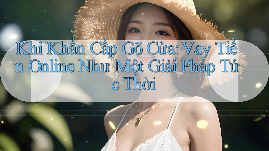 Khi Khẩn Cấp Gõ Cửa: Vay Tiền Online Như Một Giải Pháp Tức Thời Khi Khẩn Cấp Gõ Cửa: Vay Tiền Online Như Một Giải Pháp Tức Thời