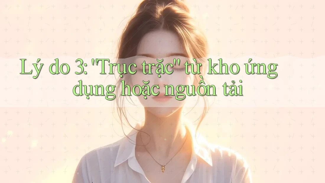 Lý do 3: “Trục trặc” từ kho ứng dụng hoặc nguồn tải