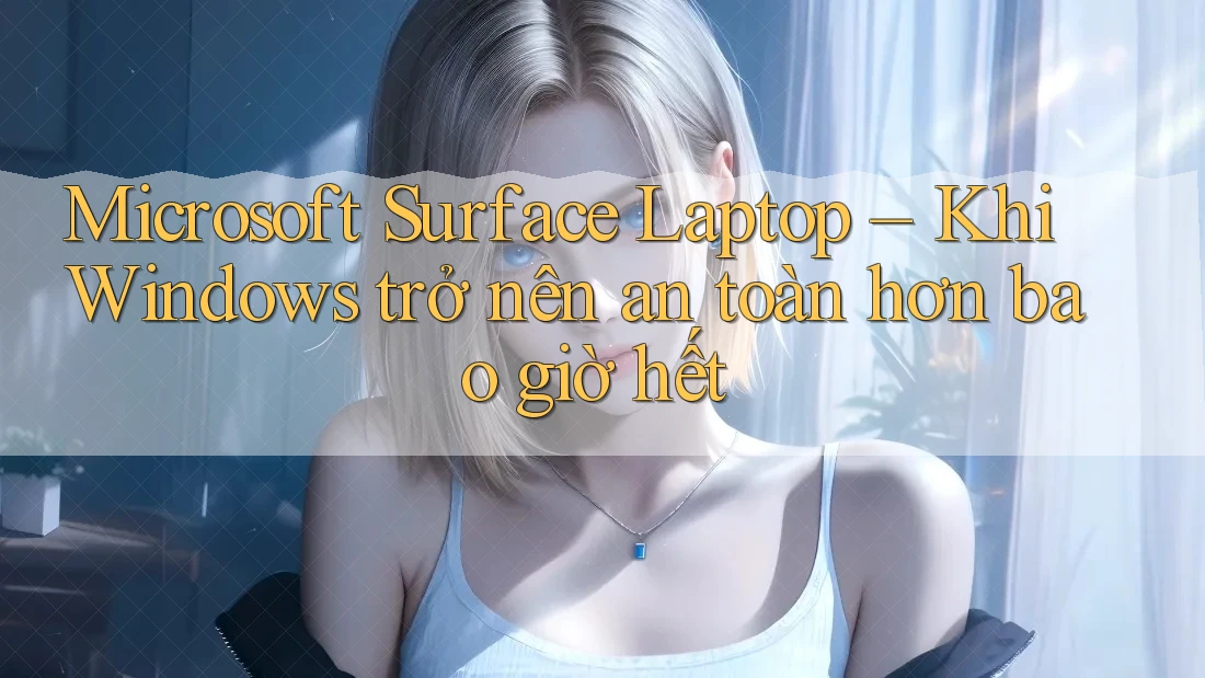 Microsoft Surface Laptop – Khi Windows trở nên an toàn hơn bao giờ hết Microsoft Surface Laptop – Khi Windows trở nên an toàn hơn bao giờ hết