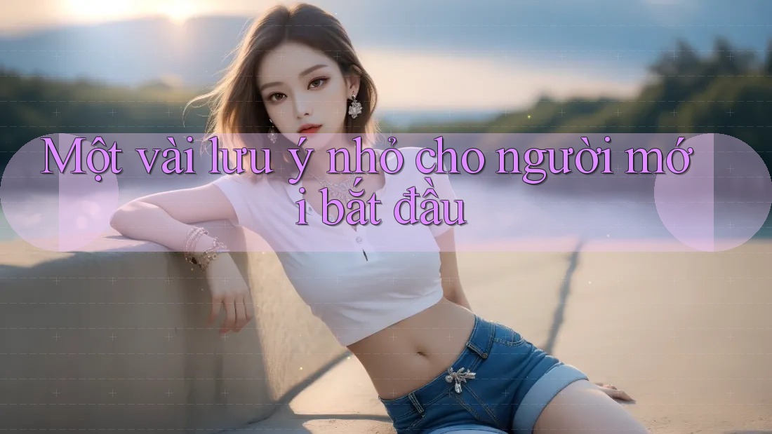 Một vài lưu ý nhỏ cho người mới bắt đầu Một vài lưu ý nhỏ cho người mới bắt đầu