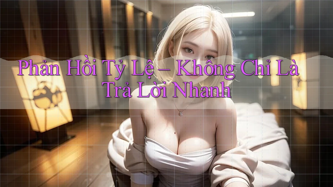 Phản Hồi Tỷ Lệ – Không Chỉ Là Trả Lời Nhanh Phản Hồi Tỷ Lệ – Không Chỉ Là Trả Lời Nhanh