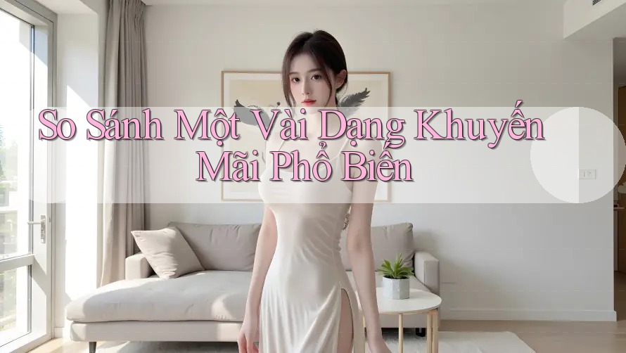 So Sánh Một Vài Dạng Khuyến Mãi Phổ Biến