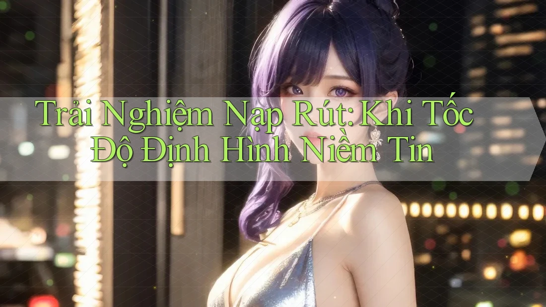Trải Nghiệm Nạp Rút: Khi Tốc Độ Định Hình Niềm Tin Trải Nghiệm Nạp Rút: Khi Tốc Độ Định Hình Niềm Tin