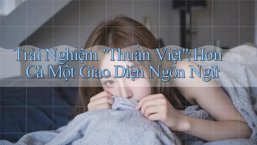 Trải Nghiệm “Thuần Việt”: Hơn Cả Một Giao Diện Ngôn Ngữ Trải Nghiệm “Thuần Việt”: Hơn Cả Một Giao Diện Ngôn Ngữ